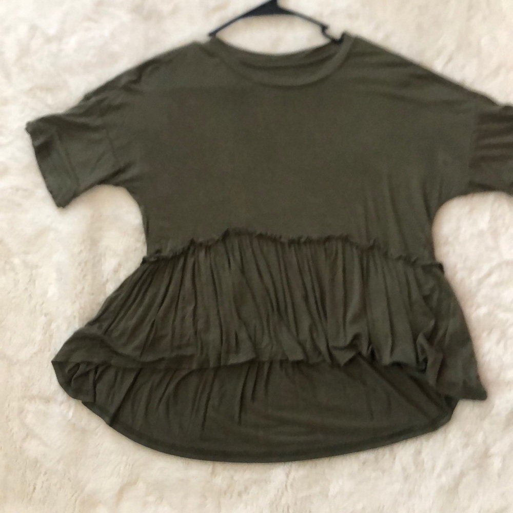 Olive green shirt